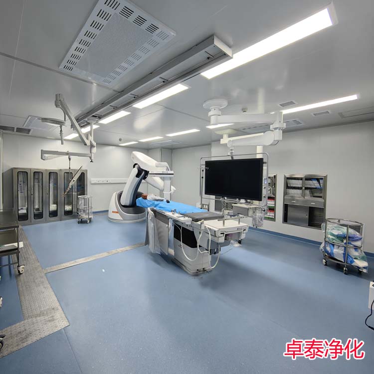 醫院介入式潔凈手術室凈化工程案例，按行業規范完成潔凈手術室裝修施工